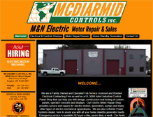 Tablet Screenshot of mcdiarmidcontrols.com